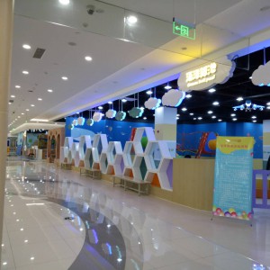 浙江儿童乐园烤漆形象展厅设计